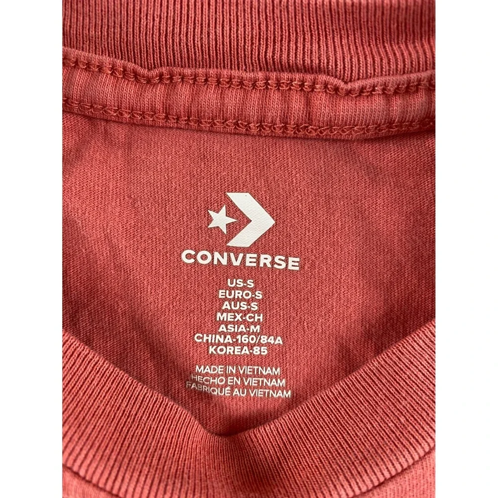 Converse‎ Kids Small Faded Red Graphic T-Shirt New Set of Free Memories Sneaker